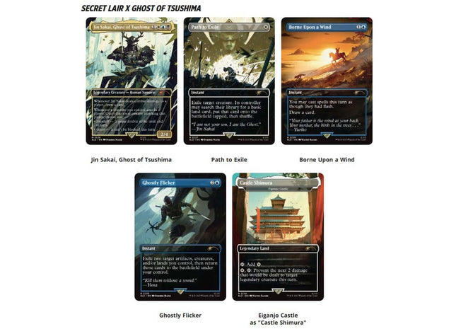 Gamers Guild AZ Magic: The Gathering Magic the Gathering: Secret Lair Drop: Ghost of Tsushima (Non-Foil) (Pre-Order) Magic: The Gathering
