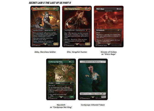 Gamers Guild AZ Magic: The Gathering Magic the Gathering: Secret Lair Drop: The Last of Us Part Two: Path of Retribution (Non-Foil) (Pre-Order) Magic: The Gathering