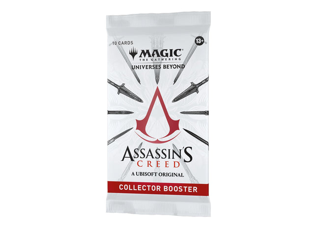 Gamers Guild AZ Magic: The Gathering Magic the Gathering: Universes Beyond: Assassins Creed Collector Pack Booster Pack