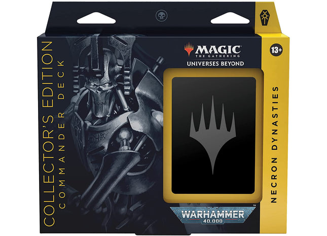 Gamers Guild AZ Magic: The Gathering Magic: the Gathering: Universes Beyond Warhammer 40,000 - Necron Dynasties Commander Deck (Collector's Edition) Old Magic