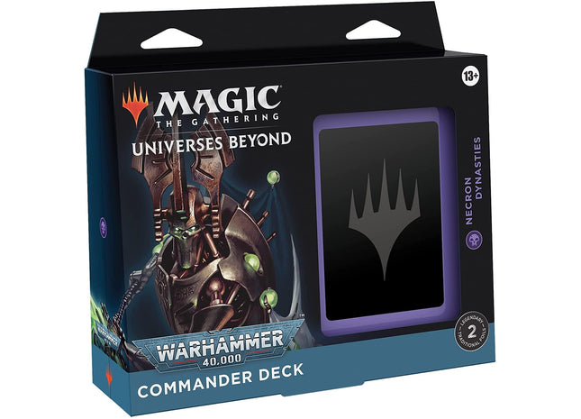 Gamers Guild AZ Magic: The Gathering Magic: the Gathering: Universes Beyond Warhammer 40,000 - Necron Dynasties Commander Deck Old Magic