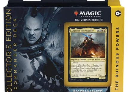 Gamers Guild AZ Magic: The Gathering Magic: the Gathering: Universes Beyond Warhammer 40,000 - Ruinous Powers Commander Deck (Collector's Edition) Old Magic