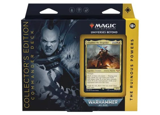 Gamers Guild AZ Magic: The Gathering Magic: the Gathering: Universes Beyond Warhammer 40,000 - Ruinous Powers Commander Deck (Collector's Edition) Old Magic