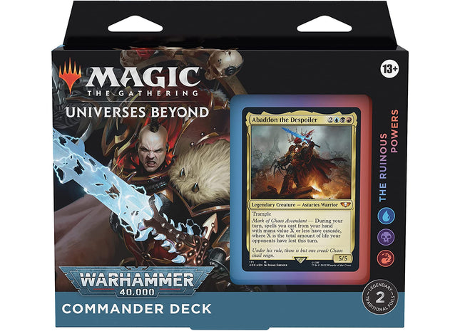 Gamers Guild AZ Magic: The Gathering Magic: the Gathering: Universes Beyond Warhammer 40,000 - Ruinous Powers Commander Deck Old Magic
