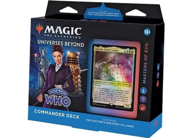Gamers Guild AZ Magic: The Gathering: Universes Beyond: Doctor Who - Commander Deck Masters of Evil Gamers Guild AZ