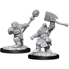Gamers Guild AZ Magic: The Gathering WZK90276 MTG Minis: Wave 2- Dwarf Fighter & Dwarf Cleric Southern Hobby