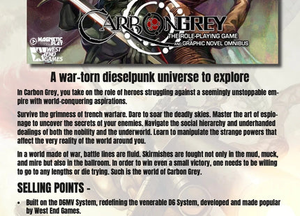 Gamers Guild AZ Magnetic Press Play Carbon Grey RPG Core Rulebook (Pre-Order) Quartermaster Direct