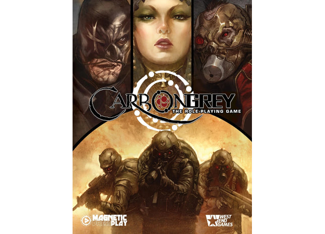 Gamers Guild AZ Magnetic Press Play Carbon Grey RPG Core Rulebook (Pre-Order) Quartermaster Direct