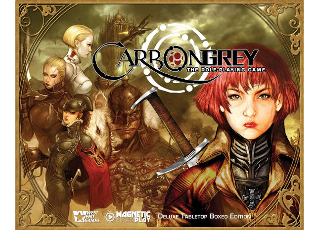 Gamers Guild AZ Magnetic Press Play Carbon Grey RPG Deluxe Boxed Set (Pre-Order) Quartermaster Direct