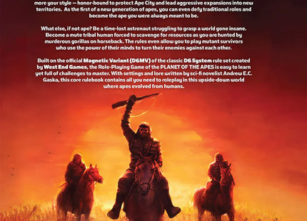 Gamers Guild AZ Magnetic Press Play Planet of the Apes RPG: Core Rulebook (Pre-Order) Quartermaster Direct