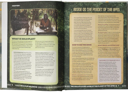 Gamers Guild AZ Magnetic Press Play Planet of the Apes RPG: Solo Play Rulebook (Pre-Order) Quartermaster Direct