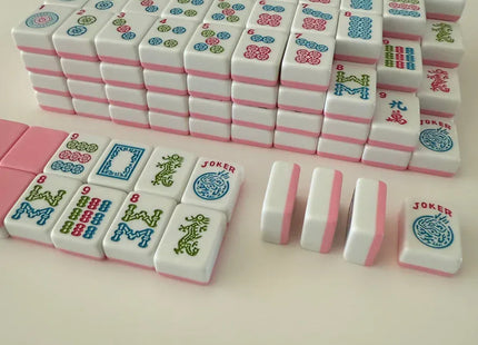 Gamers Guild AZ Mahjong Studios American Mahjong Tile Set (160 Tiles) - Peony Garden Faire