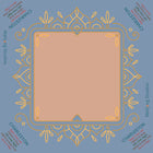 Gamers Guild AZ Mahjong Studios Mahjong Mat 33 X 33 - Sapphire Royal Faire