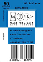 Gamers Guild AZ Make Them Last TBAN 70x100 mm 50pcs Thick Board Games & Card Sleeves Make Them Last