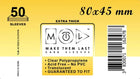 Gamers Guild AZ Make Them Last TMMA 80x45 mm 50pcs Thick Board Games & Card Sleeves Make Them Last