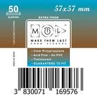 Gamers Guild AZ Make Them Last TS57 57x57 mm 50pcs Thick Board Games & Card Sleeves Make Them Last