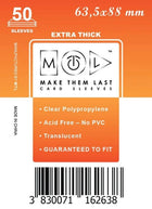 Gamers Guild AZ Make Them Last TTCG 63.5x88 mm 50pcs Thick Board Games & Card Sleeves Make Them Last