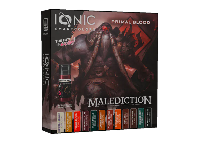 Gamers Guild AZ Malediction Malediction: IONIC Smart Colors - Primal Blood Painting Set Malediction