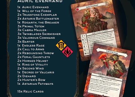 Gamers Guild AZ Malediction Malediction: Seeker Deck - Auric Evenhand Malediction