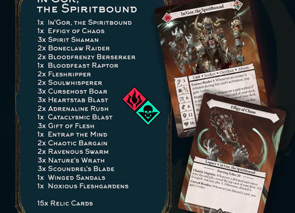 Gamers Guild AZ Malediction Malediction: Seeker Deck - In'Gor, the Spiritbound Malediction