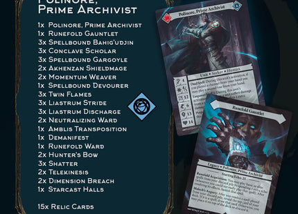 Gamers Guild AZ Malediction Malediction: Seeker Deck - Polinore, Prime Archivist Malediction