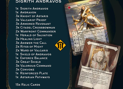 Gamers Guild AZ Malediction Malediction: Seeker Deck - Sigrith Andravos Malediction