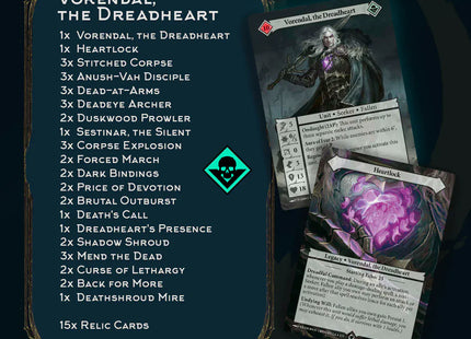 Gamers Guild AZ Malediction Malediction: Seeker Deck - Vorendal, the Dreadheart Malediction