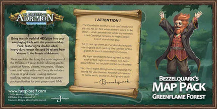 Gamers Guild AZ Mariucci J. Designs HEXplore It: The Forests of Adrimon Map Pack (Pre-Order) Quartermaster Direct