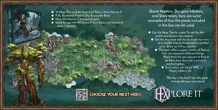 Gamers Guild AZ Mariucci J. Designs HEXplore It: The Forests of Adrimon Map Pack (Pre-Order) Quartermaster Direct