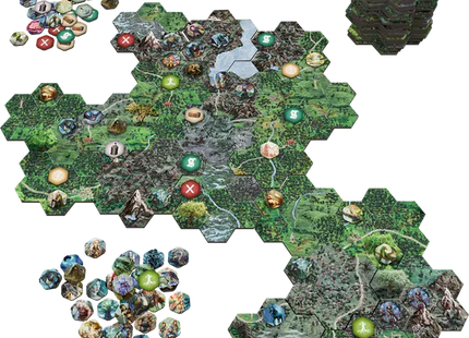 Gamers Guild AZ Mariucci J. Designs HEXplore It: The Forests of Adrimon Map Pack (Pre-Order) Quartermaster Direct