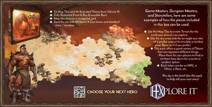 Gamers Guild AZ Mariucci J. Designs HEXplore It: The Sands of Shurax Map Pack (Pre-Order) Quartermaster Direct