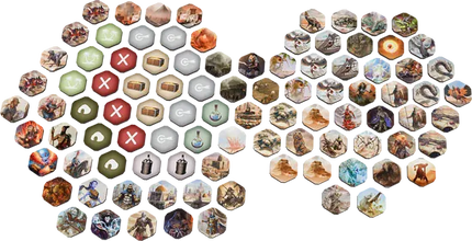 Gamers Guild AZ Mariucci J. Designs HEXplore It: The Sands of Shurax Map Pack (Pre-Order) Quartermaster Direct