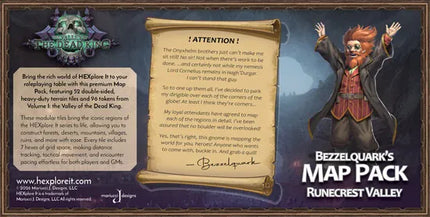 Gamers Guild AZ Mariucci J. Designs HEXplore It: The Valley of the Dead King Map Pack (Pre-Order) Quartermaster Direct