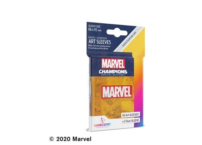 Gamers Guild AZ Marvel Champions Gamegenic: Sleeves - Marvel Champions Orange Asmodee