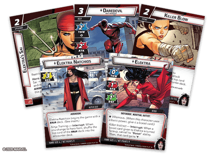 Gamers Guild AZ Marvel Champions Marvel Champions LCG: Elektra Hero Pack (Pre-Order) Asmodee