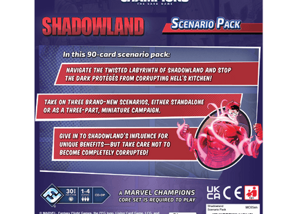 Gamers Guild AZ Marvel Champions Marvel Champions LCG: Shadowland Scenario Pack (Pre-Order) Asmodee
