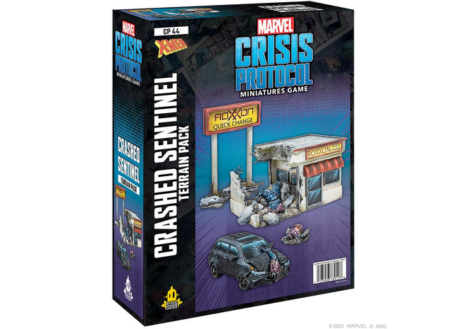 Gamers Guild AZ Marvel Crisis Protocol Marvel CP: Crashed Sentinel Terrain Pack Asmodee