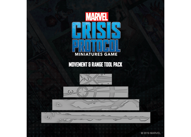 Gamers Guild AZ Marvel Crisis Protocol Marvel CP: Movement and range tool pack Asmodee