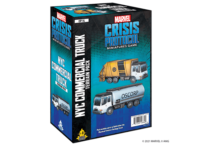 Gamers Guild AZ Marvel Crisis Protocol Marvel CP: NYC Commercial Truck Terrain Pack Asmodee