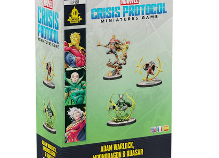 Gamers Guild AZ Marvel Crisis Protocol Marvel: Crisis Protocol - Adam Warlock, Moondragon & Quasar (Pre-Order) Asmodee