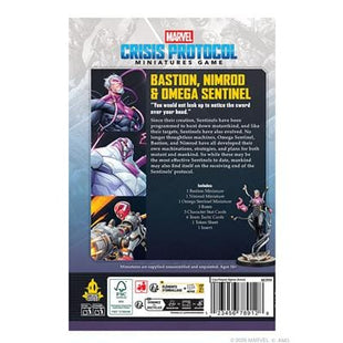 Gamers Guild AZ Marvel Crisis Protocol Marvel: Crisis Protocol -  Bastion, Nimrod & Omega Sentinel (Pre-Order) Asmodee
