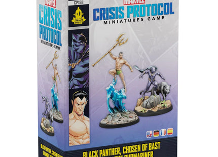Gamers Guild AZ Marvel Crisis Protocol Marvel: Crisis Protocol - Black Panther, Chosen of Bast & Namor, the Sub-Mariner (Pre-Order) Asmodee