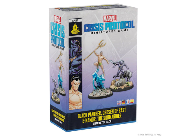 Gamers Guild AZ Marvel Crisis Protocol Marvel: Crisis Protocol - Black Panther, Chosen of Bast & Namor, the Sub-Mariner (Pre-Order) Asmodee
