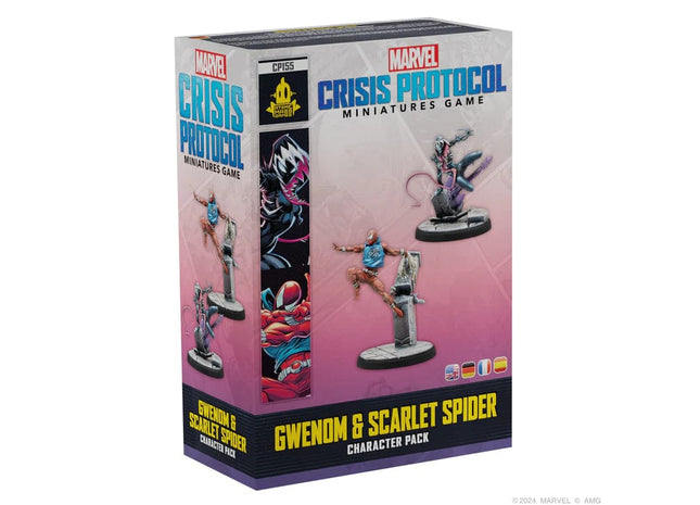 Gamers Guild AZ Marvel Crisis Protocol Marvel: Crisis Protocol – Gwenom & Scarlet Spider (Pre-order) Asmodee