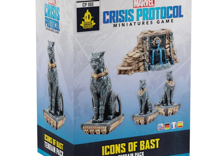 Gamers Guild AZ Marvel Crisis Protocol Marvel: Crisis Protocol - Icons of Bast Terrain Pack (Pre-Order) Asmodee