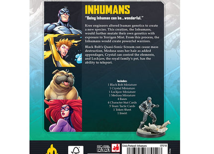 Gamers Guild AZ Marvel Crisis Protocol Marvel: Crisis Protocol - Inhumans Affiliation Pack (Pre-Order) Asmodee