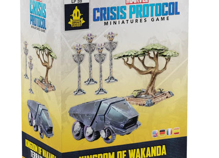 Gamers Guild AZ Marvel Crisis Protocol Marvel: Crisis Protocol - Kingdom of Wakanda Terrain Pack (Pre-Order) Asmodee