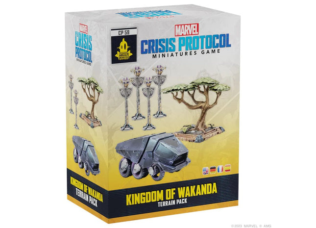 Gamers Guild AZ Marvel Crisis Protocol Marvel: Crisis Protocol - Kingdom of Wakanda Terrain Pack (Pre-Order) Asmodee