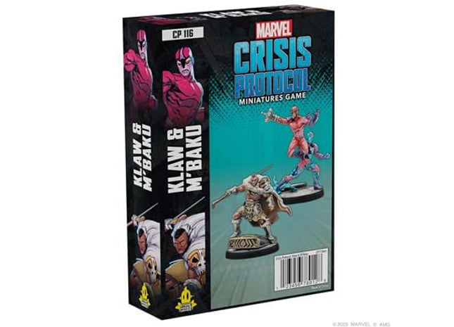 Gamers Guild AZ Marvel Crisis Protocol Marvel Crisis Protocol - Klaw & M'Baku (Pre-Order) Asmodee