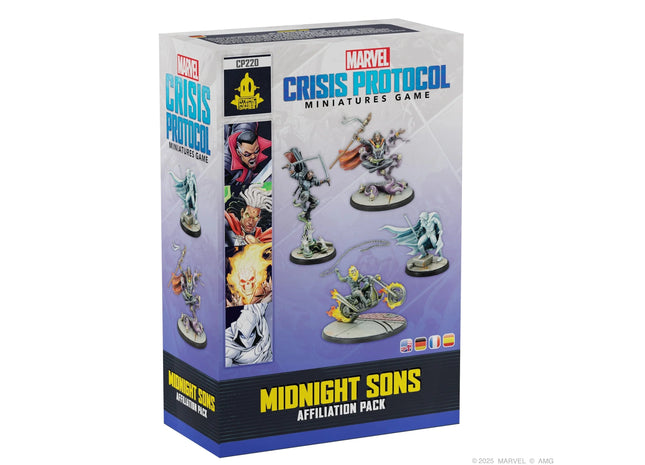 Gamers Guild AZ Marvel Crisis Protocol Marvel: Crisis Protocol - Midnight Sons Affiliation Pack (Pre-Order) Asmodee